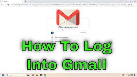 log in to my email.